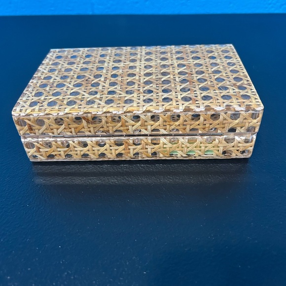 Asilah Ramla Braided Cane Clutch Bag - Picture 2 of 8